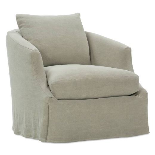 Picture of Emmerson Slipcovered Swivel Chair